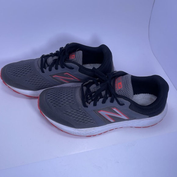 New Balance 520‎ Comfort Ride Gray Black Red Running Shoes M520LM5 Men Size 11 main image 8